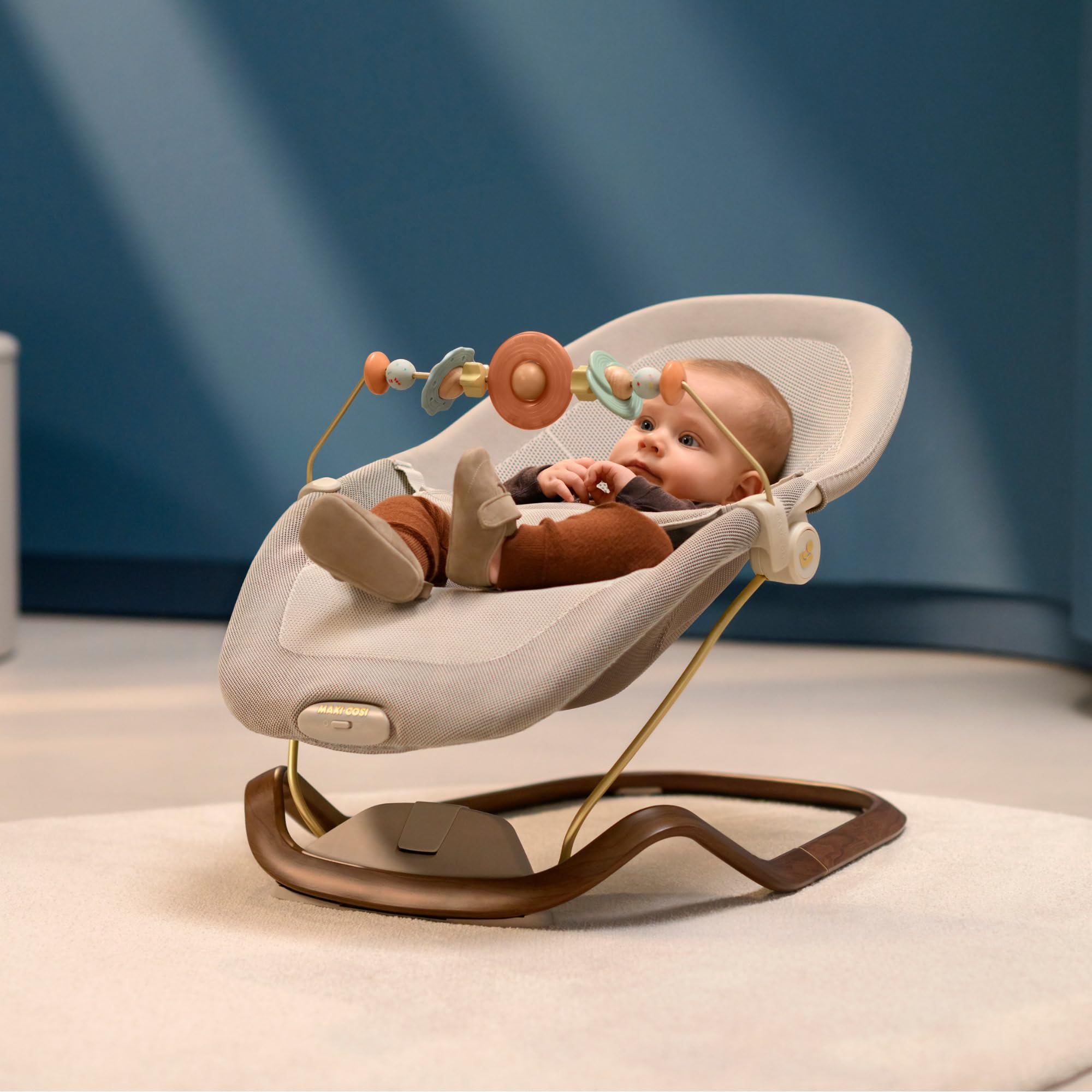 Maxi-Cosi Dove Bebe Arche Jeux, Arche Bebe, Fixation Facile, Accessoire Transat Bebe, Barre Jeux, Arche Eveil, Sans BPA, Elegant, Compatible Transat Dove