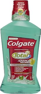 Colgate Total Advanced Pro-Shield Mouthwash, Spearmint, 16.9 Fl Oz, 6 Count