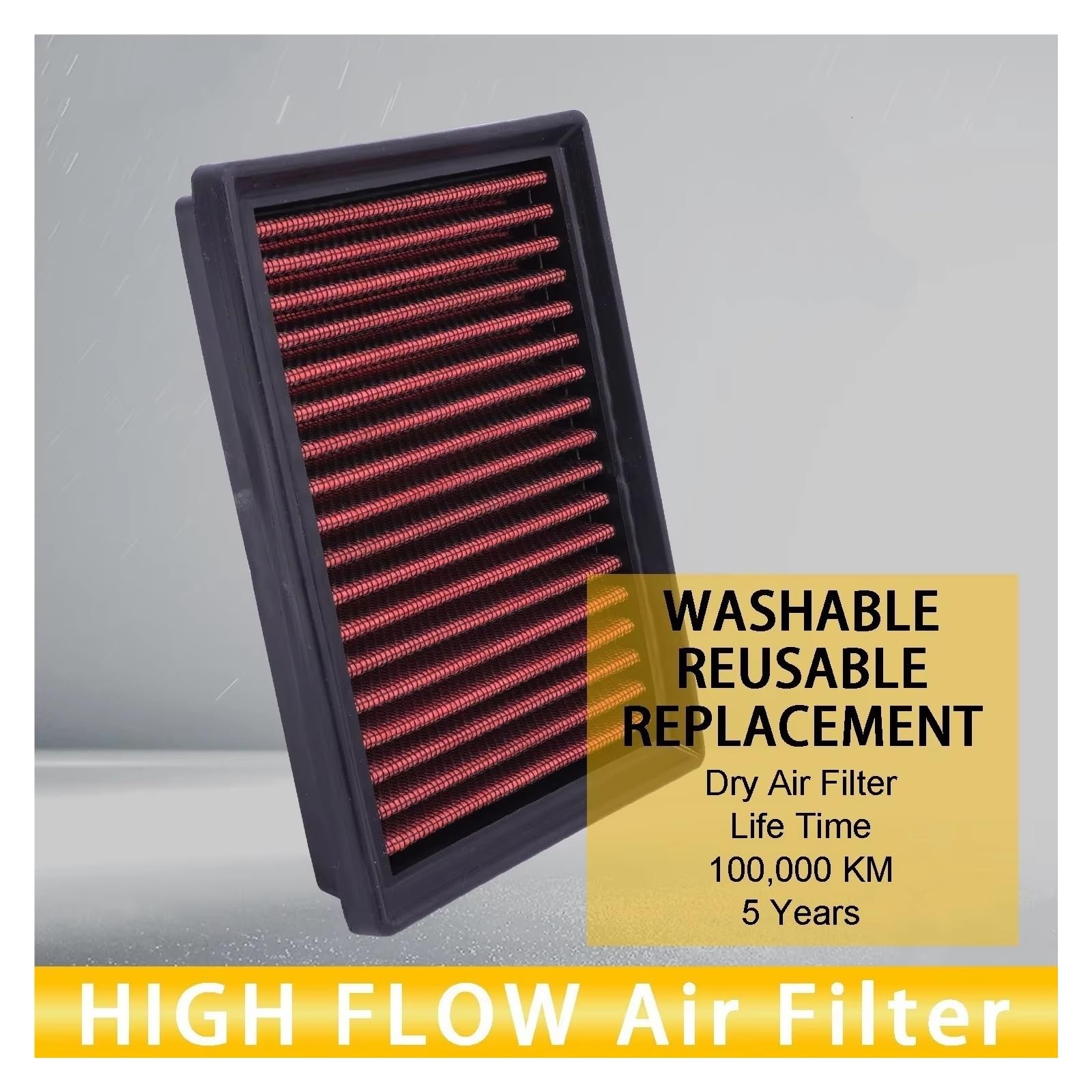 Filtros De Aire De Motor para Koleos 2.0L L4 Gas 2010 Filtro De Aire De Alto Flujo