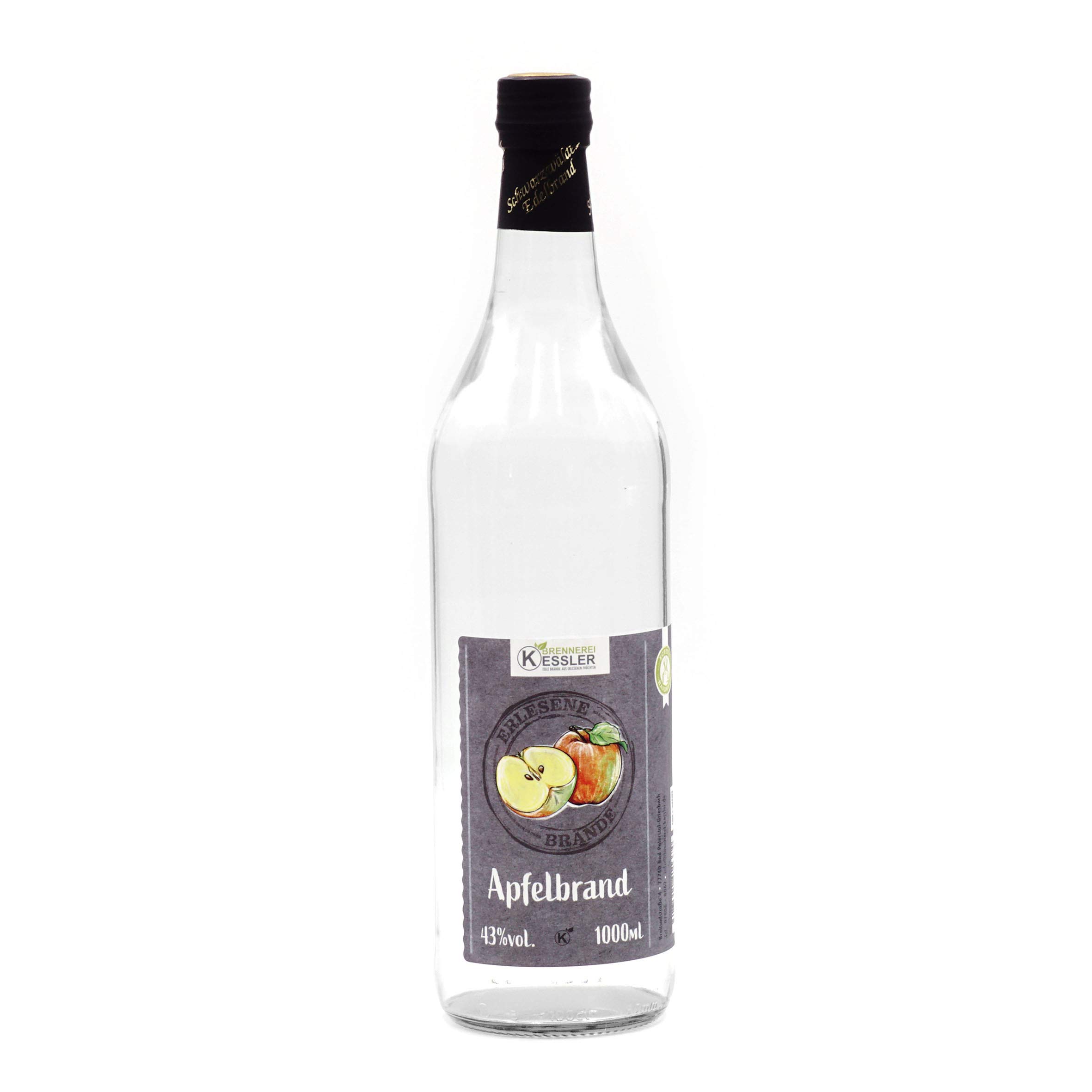 1 Liter Apfelbrand "Jonagold" 43%vol. - Brennerei Keßler