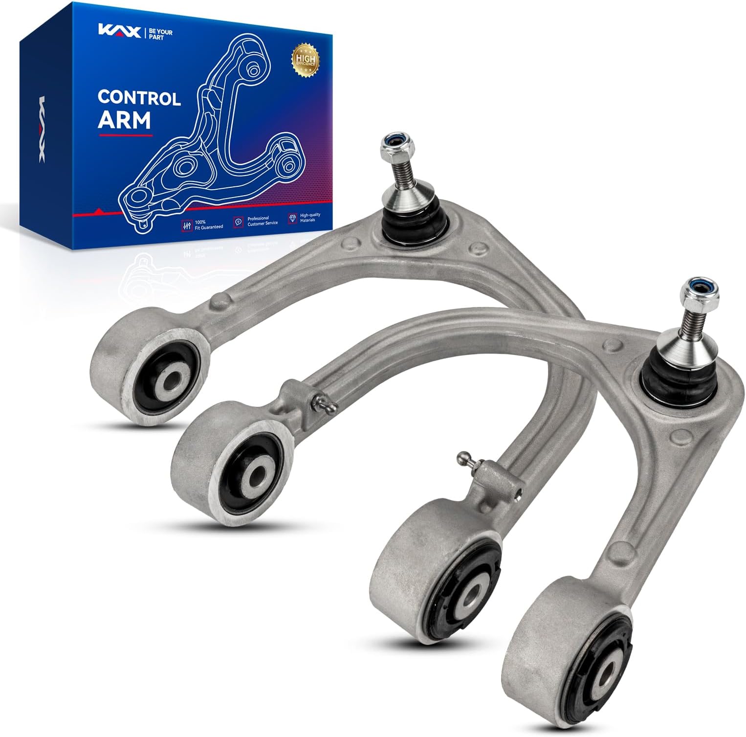 KAX Front Upper Control Arm w/Ball Joint for 2008-2015 Cadillac CTS 2009 2010 2011 2012 2013 2014 Suspension Kit K623172 K623173 2pcs