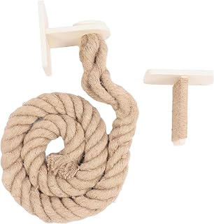 Sillas de cuerda para gatos para escalada - Caminatas de salto para gatito | Escalada de descanso y salto con rascador de pared para garras y muebles de garras