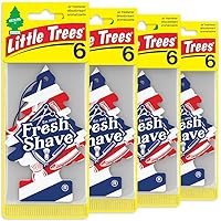 Vista 25 de Little Trees - Ambientador de árbol colgante que proporciona un aroma de larga duración para tu hogar o tu auto. Aroma Black Ice, 24