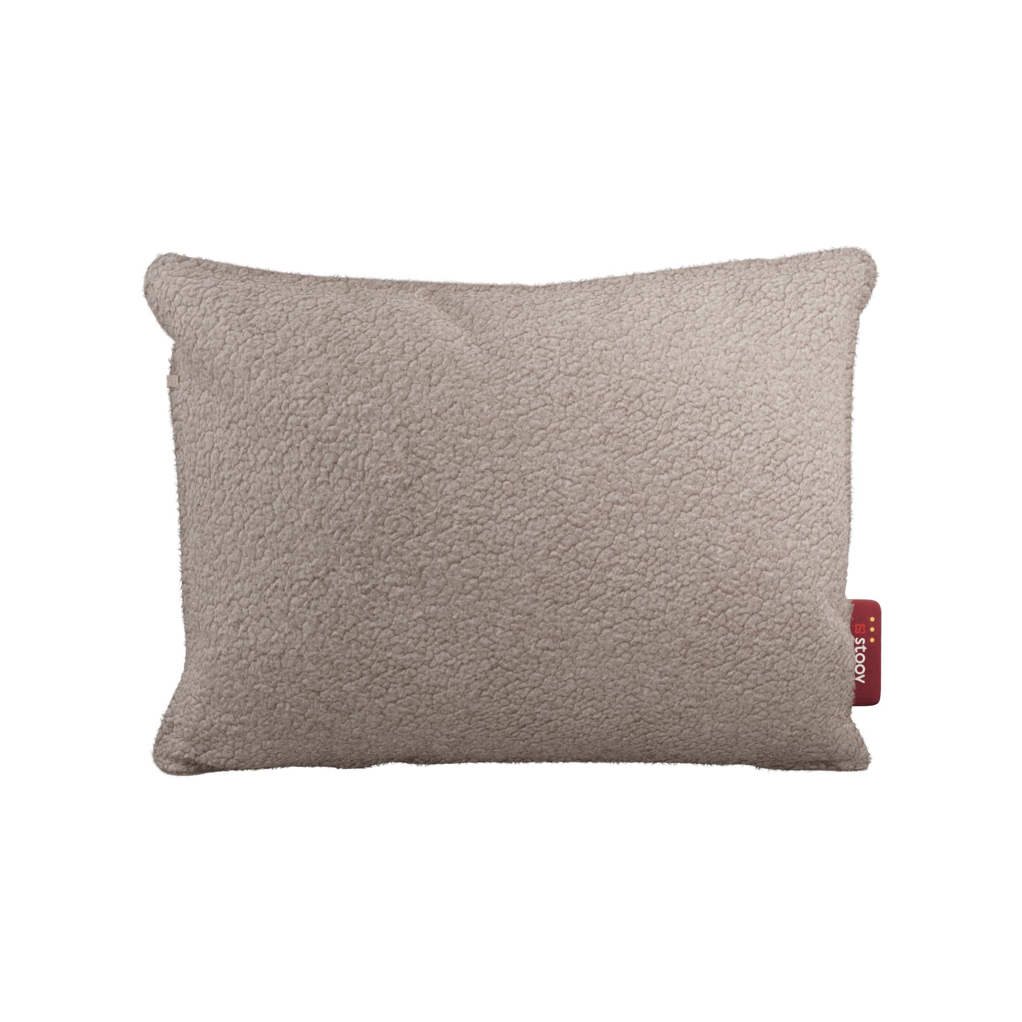 Stoov Heizkissen mit Abschaltautomatik - Kabelloses Wärmekissen mit Base Akku: Wärme - Elektrische Wärmflasche für Rücken & Nacken - Ploov³ 45x60 cm Wollig Beige