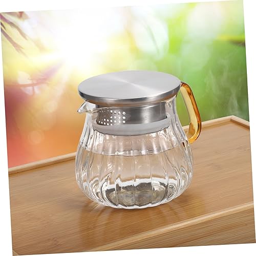 Miniatura 4 de Angoily Tapas de jarra de agua, tapas de acero inoxidable, tapa de repuesto de agua de vidrio para jarra de agua, jarra de bistró de vidrio