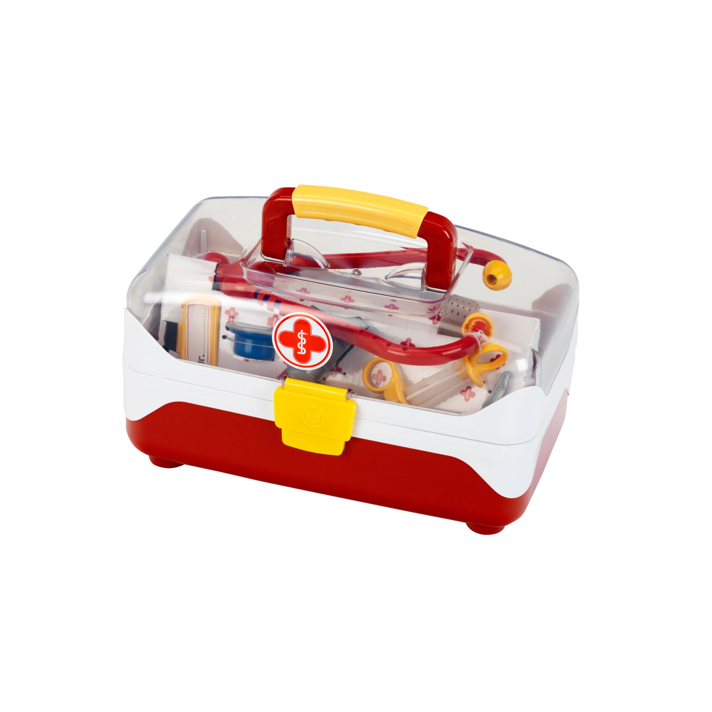 Theo Klein 4685 Doctor's Case , big , Suitcase with lots of instruments , Including Stethoscope , syringe , Thermometer and many more , Toys for Children Aged 3 and over
