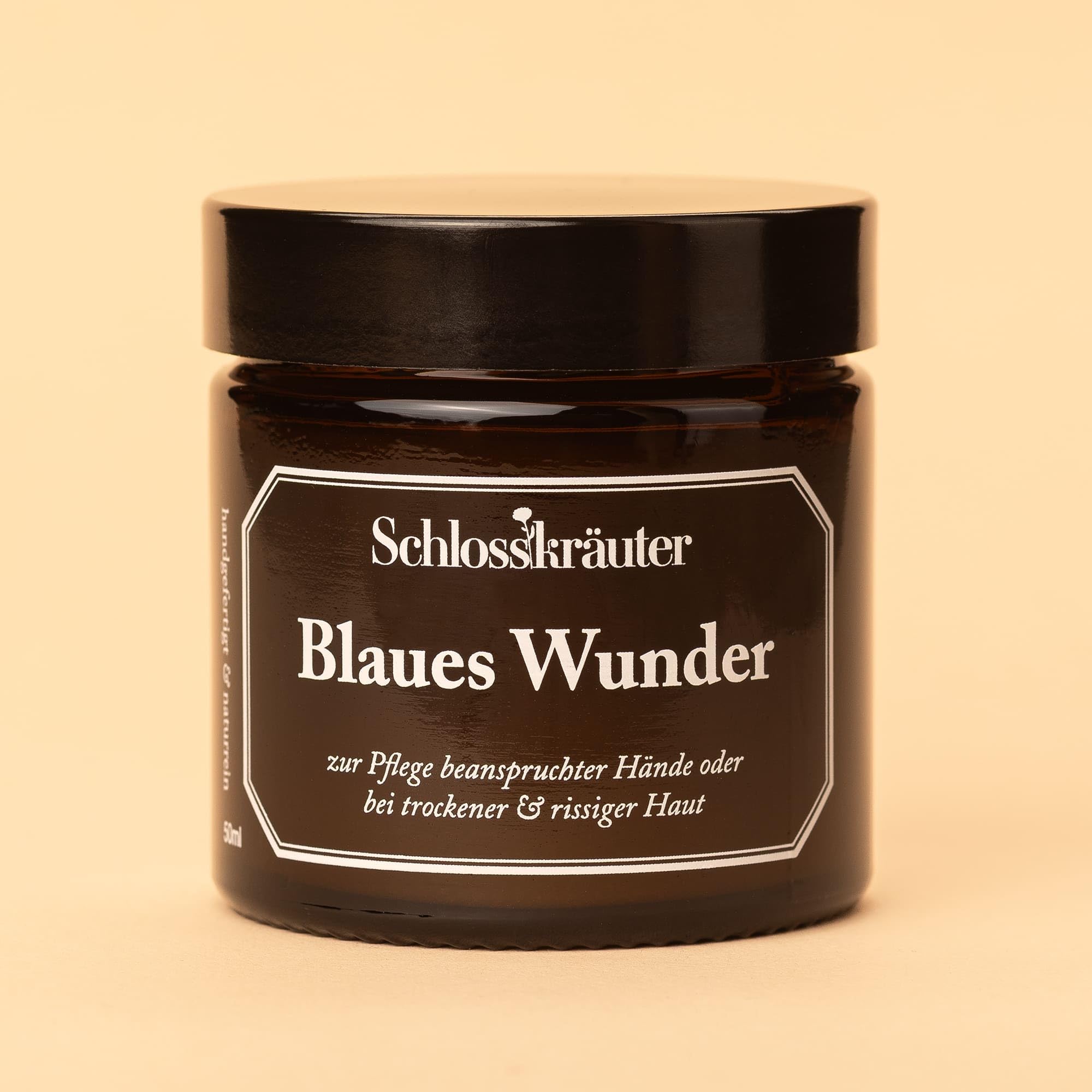 Blaues Wunder Handcreme für sehr trockene Hände I Intensive Handpflege für rissige Hände mit Sheabutter, Bienenwachs & Propolis I Naturkosmetik 50ml