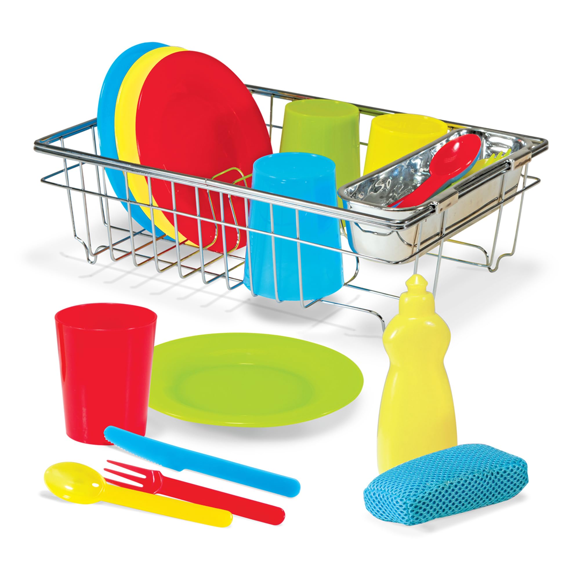 Melissa & Doug Let's Play House! Wash and Dry Dish Set by Unknown