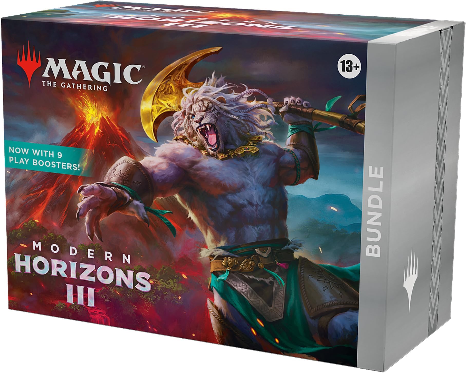 Modern Horizons 3 Bundle - 9 Play Boosters, 30 Land Cards + Exclusive Accessories