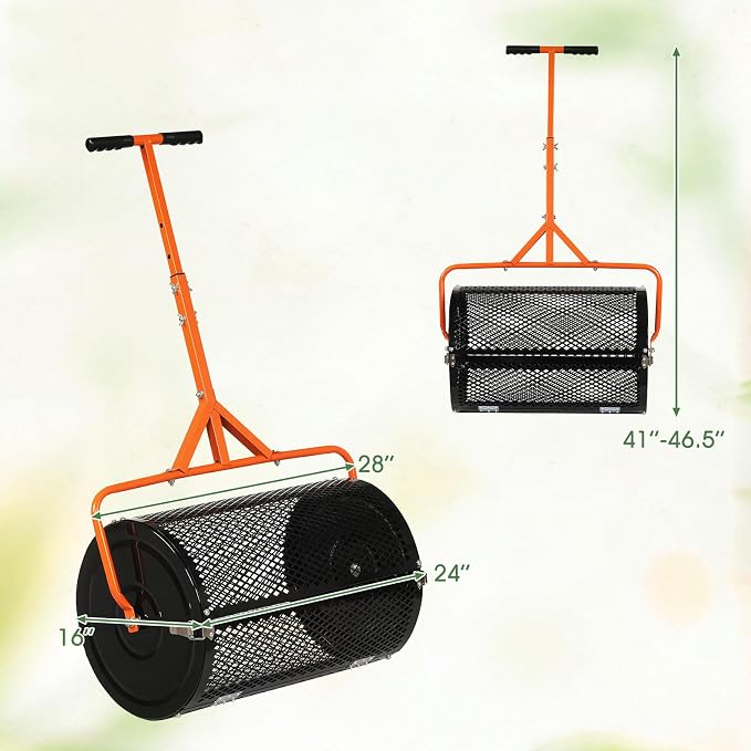 Esparcidor de Compost de 24" con Asa Ajustable T miniatura 2