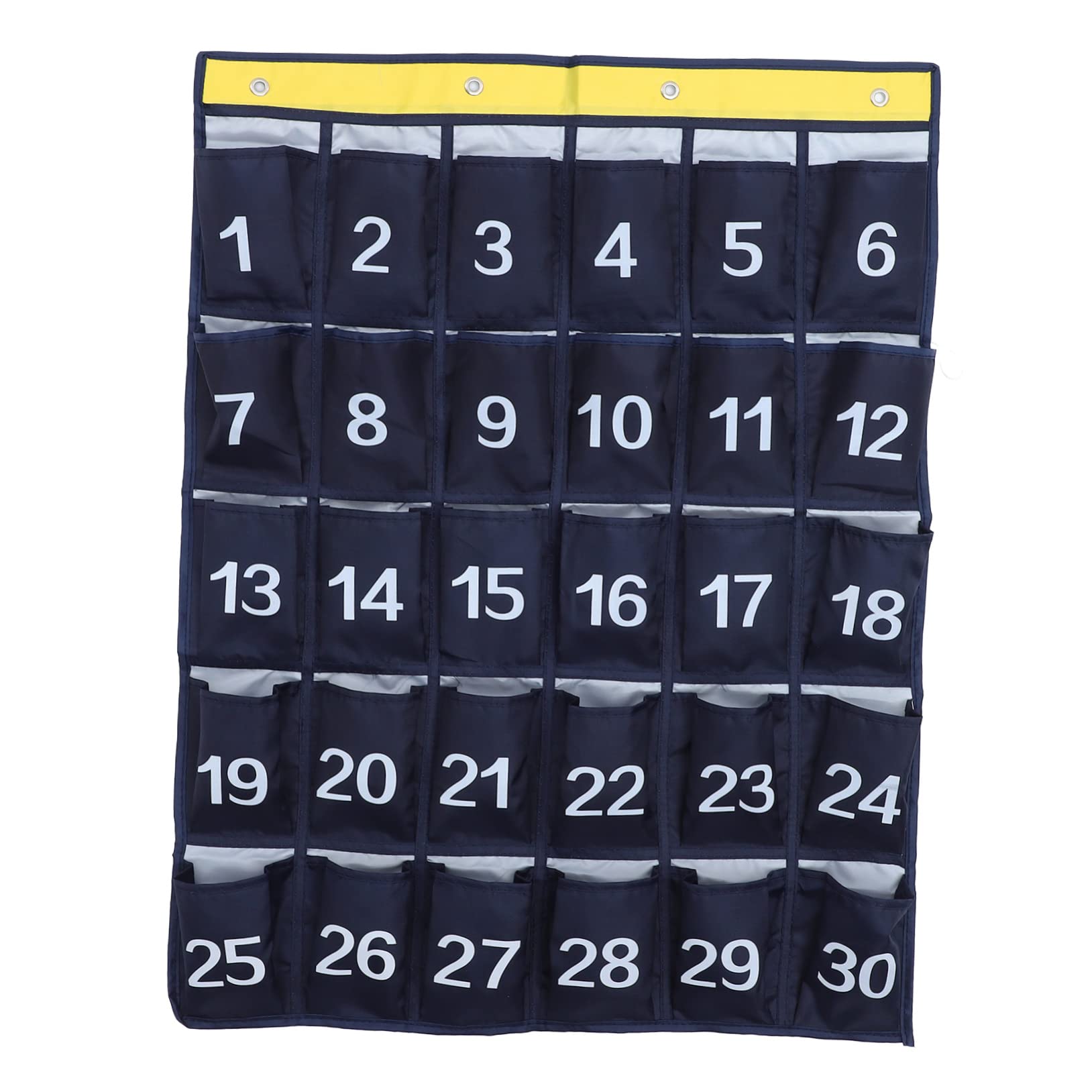 Gogogmee Home Wall Hanging Organizer Pouch for Cell Phones and Sundries Storage for Classroom Office and Home Blue