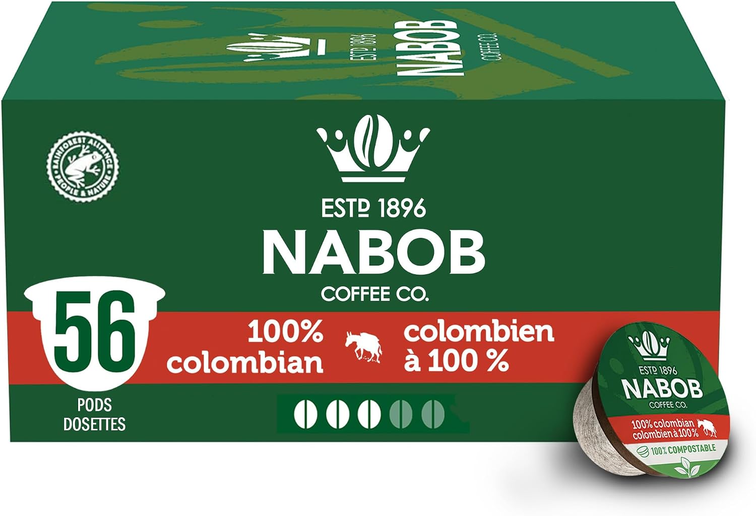Honest review of Nabob, 100% Colombian Coffee, 56 K-Cup pods