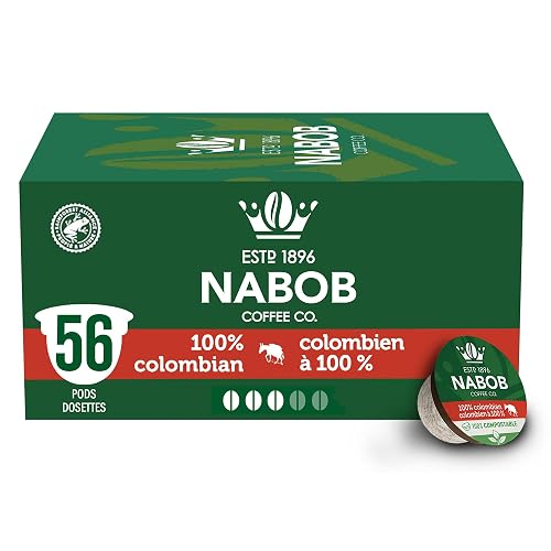 Nabob, Colombien à 100%, 56 Capsules de café K-Cup® - 100 % Colombian - 56 count (Pack of 1)