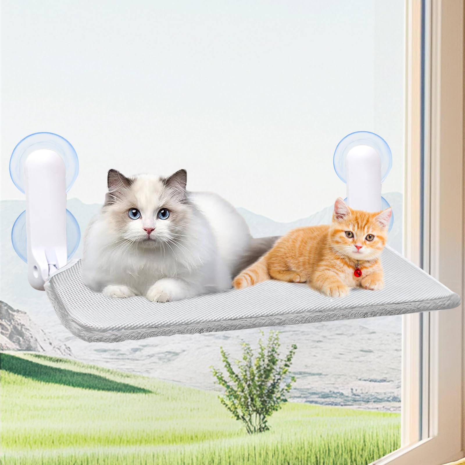 ミント　猫のハンモック 猫ハンモック Mサイズ シュニールミントグリーン | ペット用品