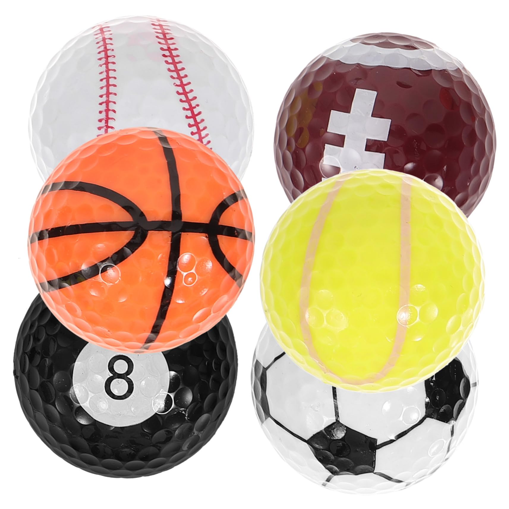 FOYTOKI 1set Sturdy Golf Balls Neon Bulk Pack Vice Pro Air Golf Balls for Men Women Quality Set