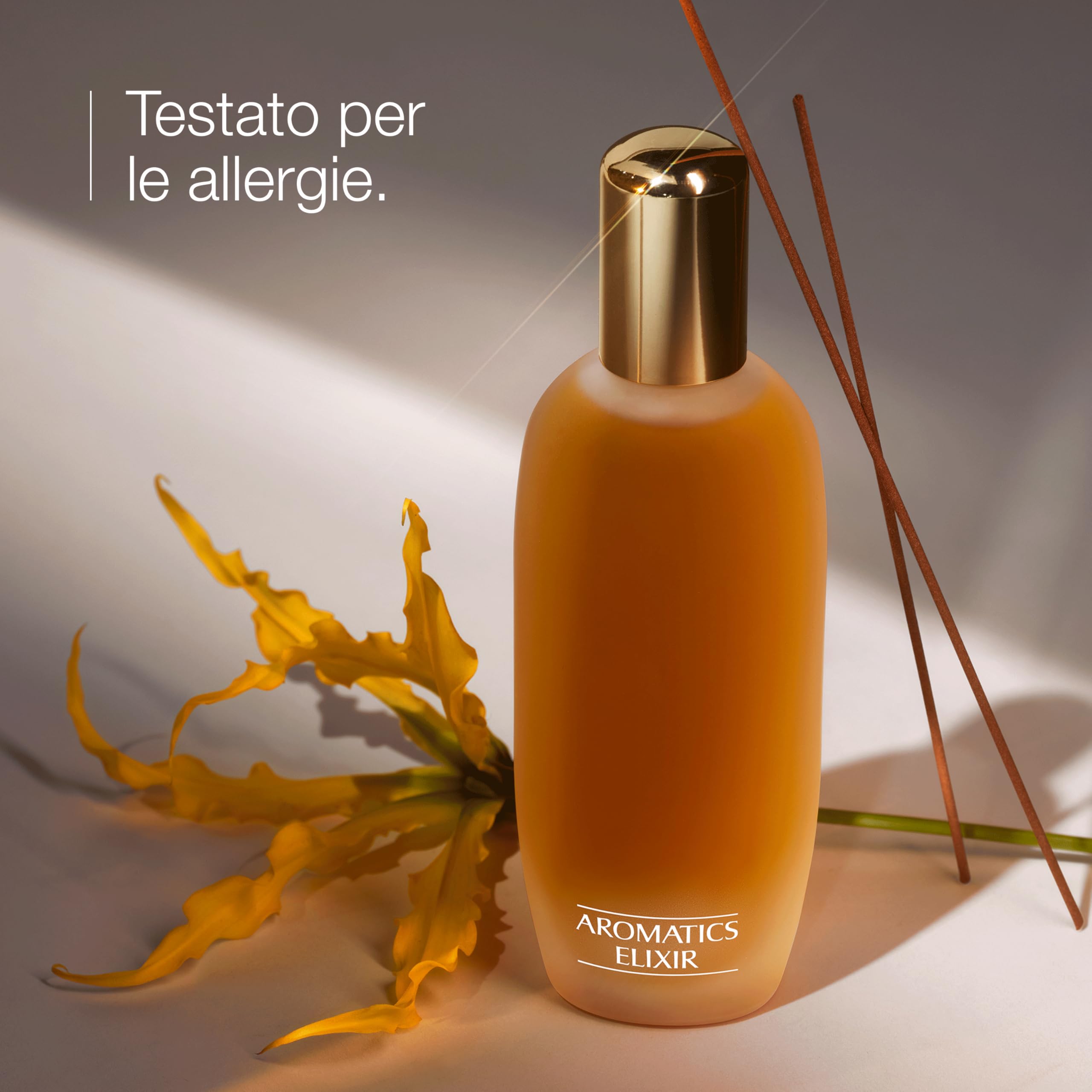 Clinique Aromatics Elixir Eau de Parfum | Il profumo iconico Clinique | Note di rosa bulgara, ylang ylang, patchouli, gelsomino e vetiver