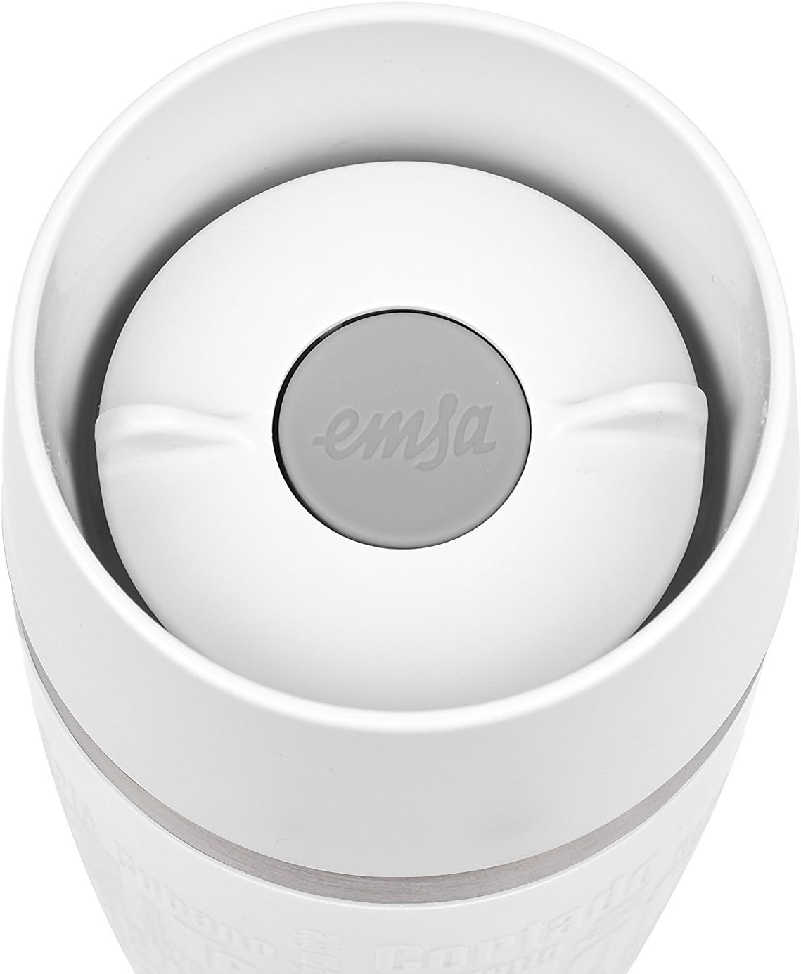 Emsa Vacuum Mug"Travel Mug" 12.2 fl oz In White,
