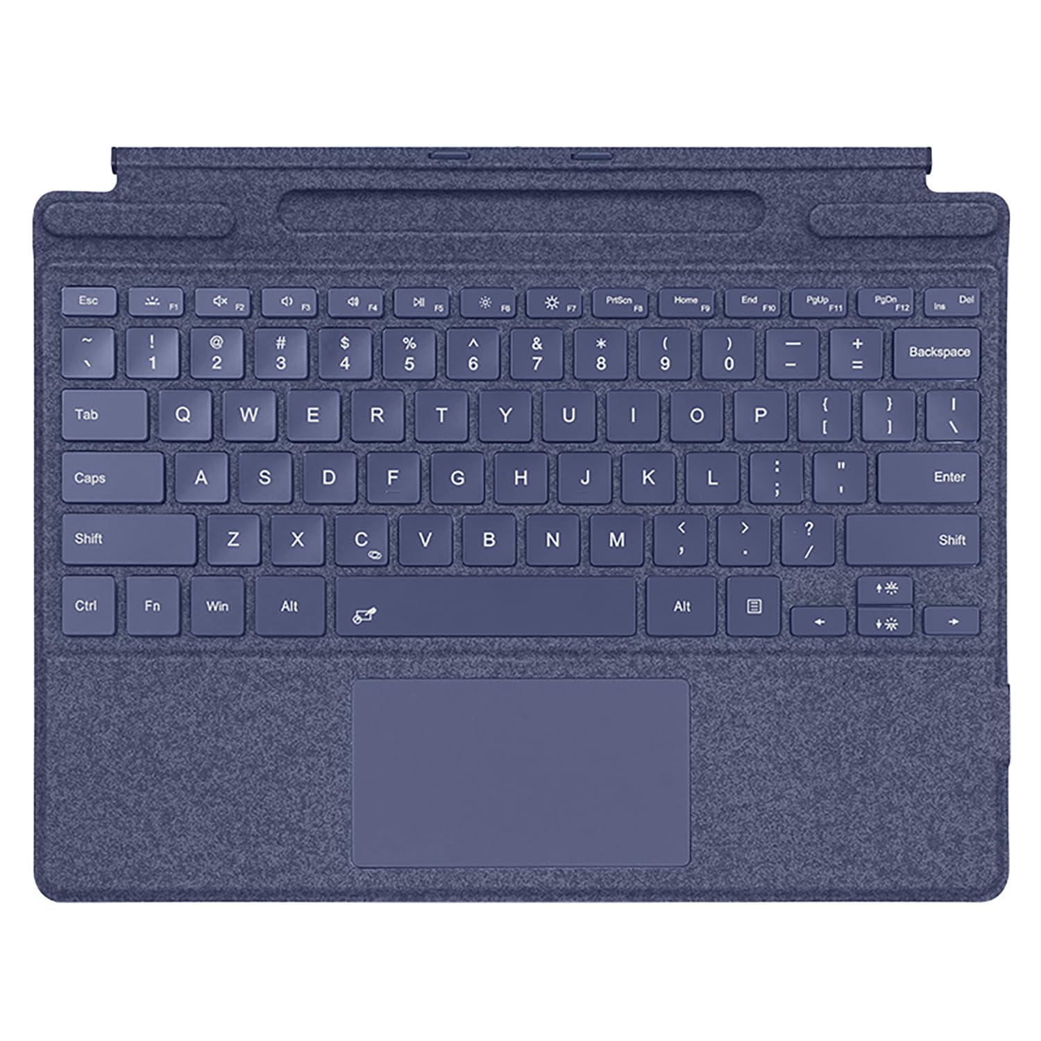 NUWONAYA Keyboard for Surface Pro 11/10/9/8/X (13inch), Portable Slim Type Cover for Surface Pro, Wireless Bluetooth Keyboard with Touchpad, Backlits,