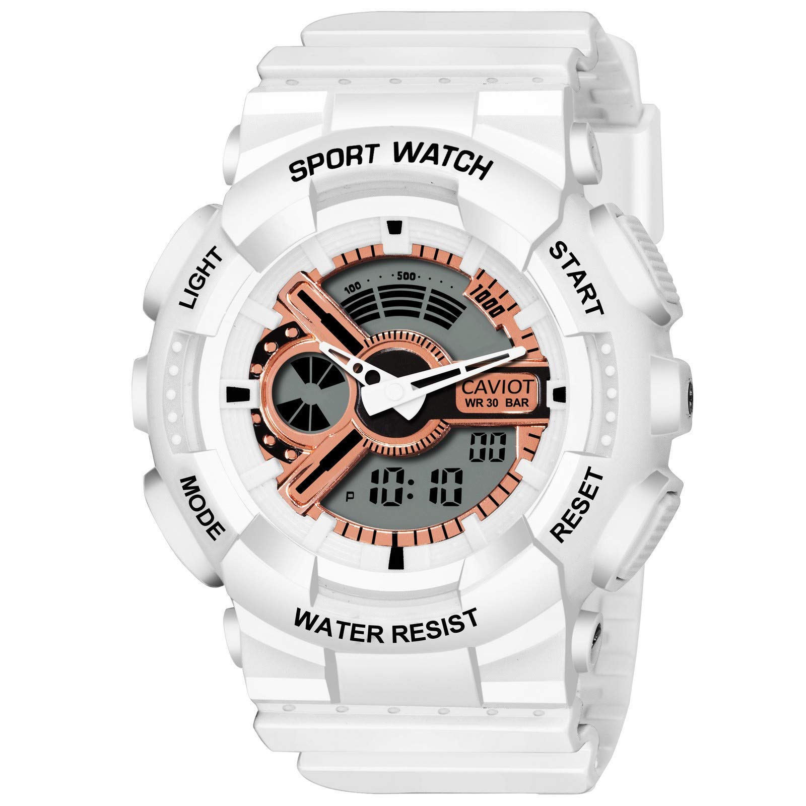 CAVIOTAnalogue - Digital Waterproof Watch for Men and Boys