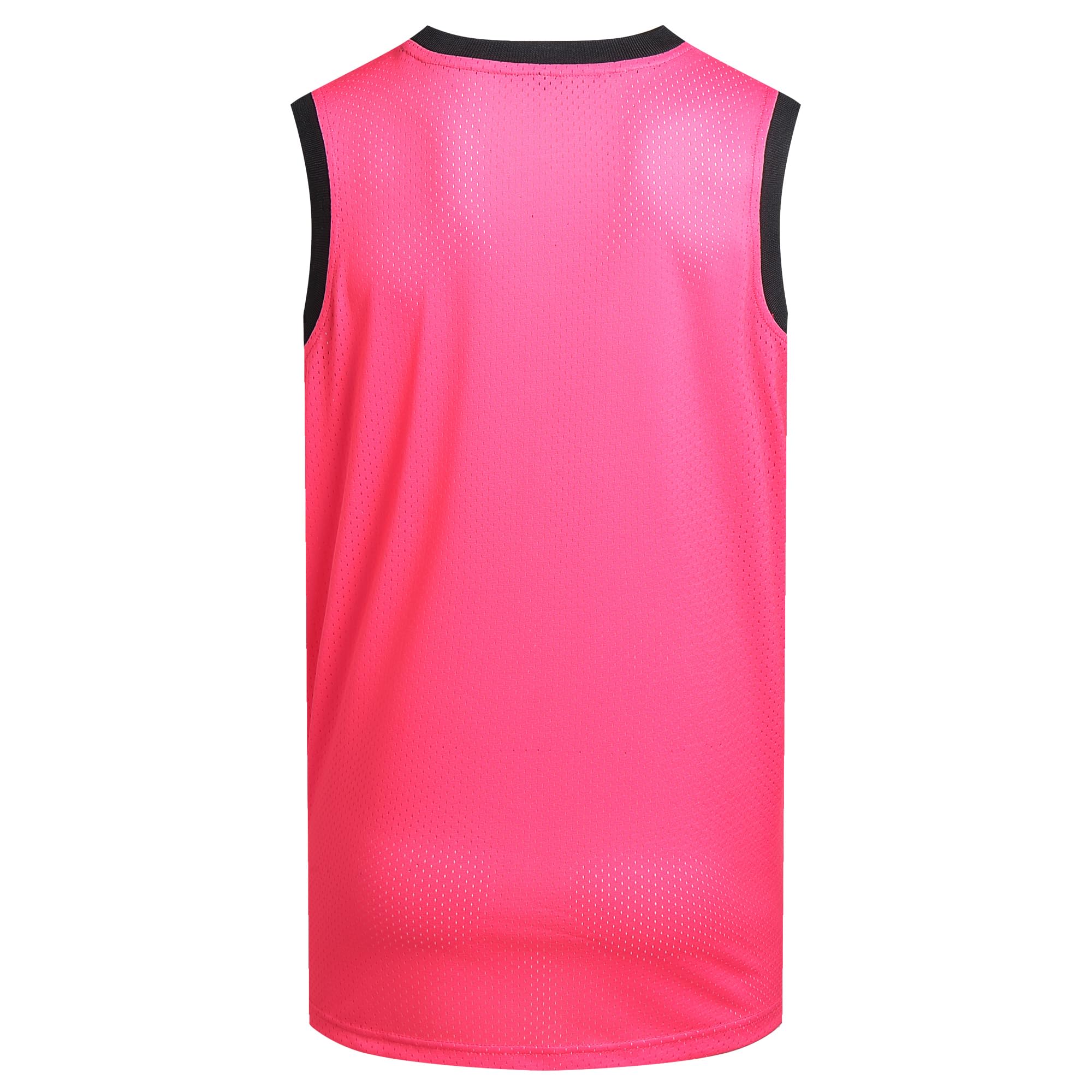 Pullonsy Mens Womens Pink Basketball Jersey Custom Mesh College University Tank Top Cool Clothes Outwear Party Holiday T-Shirt,Hot Pink,Size Large