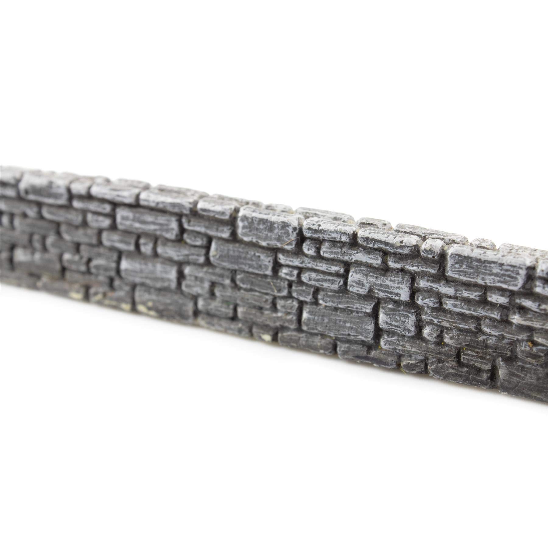 War World Gaming Bauernmauer Vorbemalt x 30-20 - 28 mm Tabletop Gelände Modell Diorama Modellbau Zaun Mauer Landschaftsbau Landschaft Geländbau