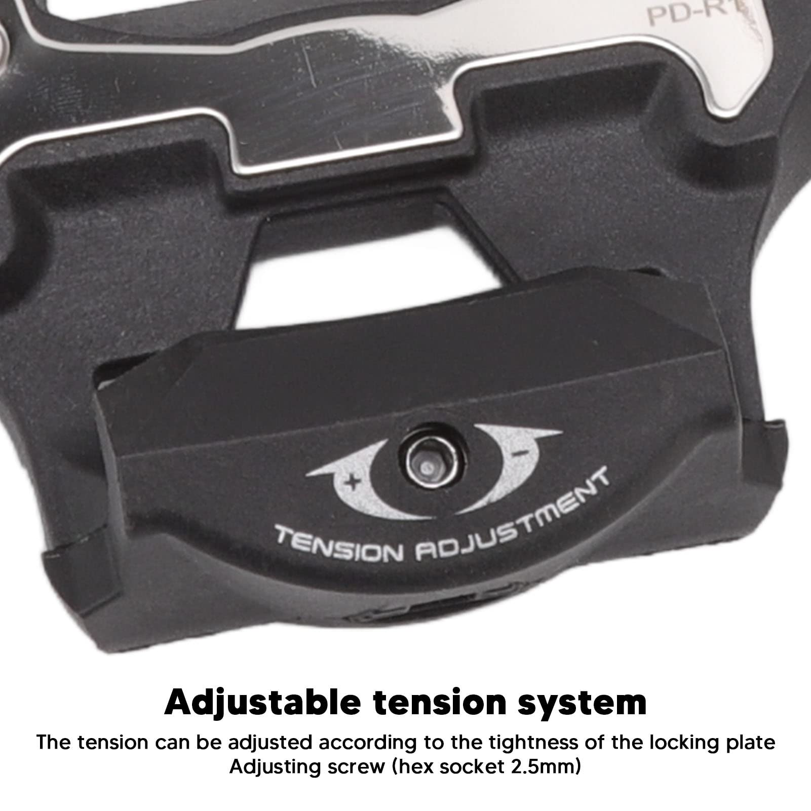 Changor Pedali per Bicicletta Autobloccanti con Tacchetti Costruzione in Nylon Resistente per Mountain Bike 1 Paio 96,8x46,7x21,5 Mm