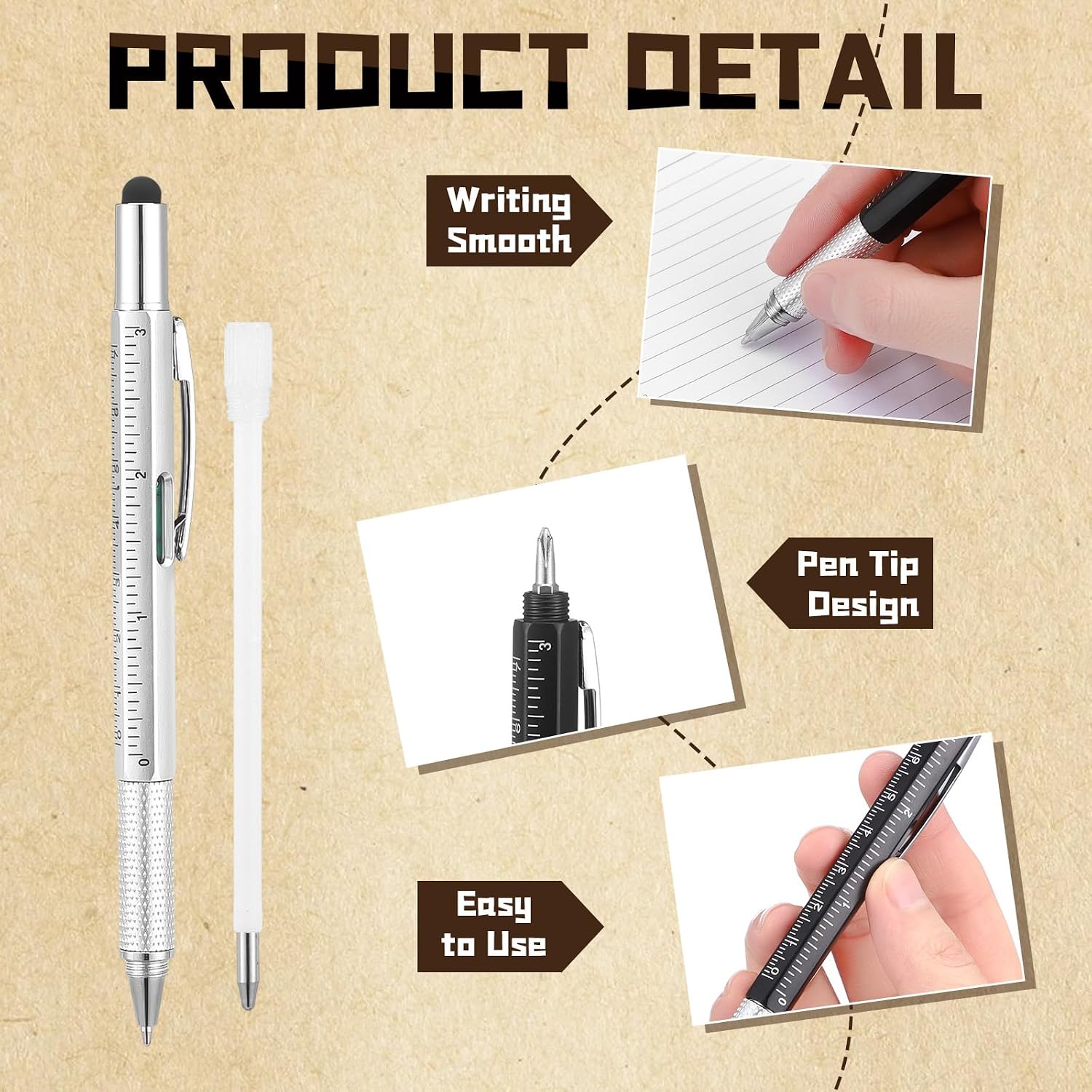 120 Pcs/30 Set Man of God Gifts for Men Bulk Fathers Day Church Gifts Christian Religious Party Favor Scripture Bible Gift for Godfather Dad Pastor, Mini Flashlight, Multitool Pen, Motivational Card