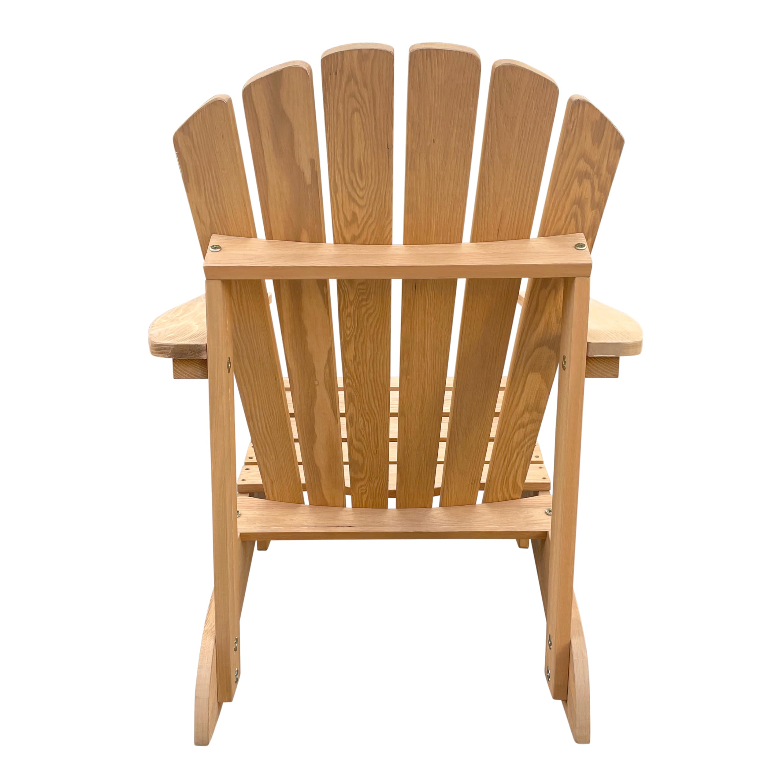 AXI Carmen Adirondackstuhl aus Holz in Goldgelb | Gartenstuhl/Loungestuhl/Adirondack Stuhl/Chair aus Holz für 1 Person mit Armlehnen & hoher Rückenlehne | 90,5 x 78,4 x 93 cm