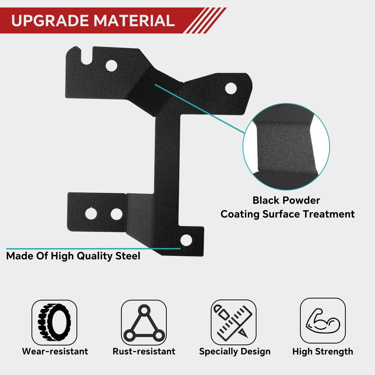 Back Window Dual Fuel Tank Switch Repair Bracket Compatible with 1992-1997 OBS Ford F-Series F150 F250 F350 and Bronco