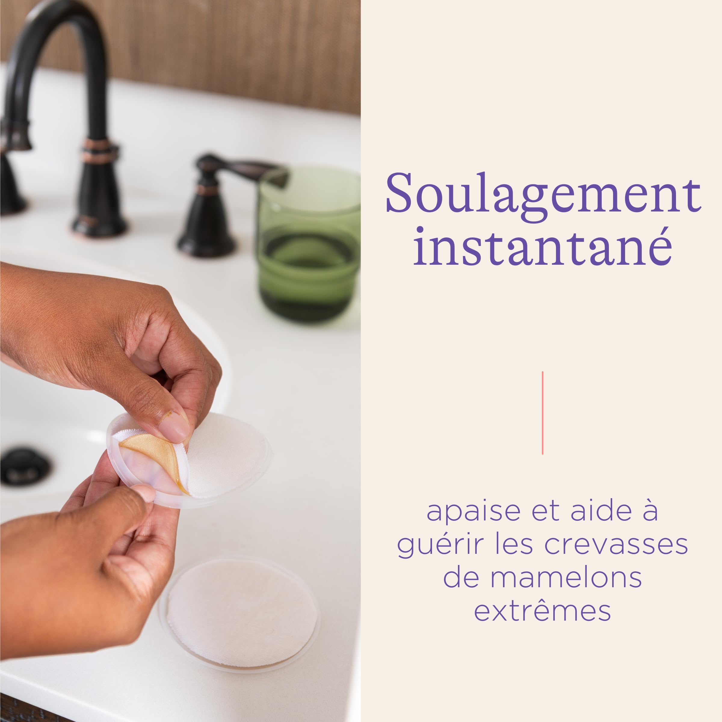 Lansinoh Soothies® Compresses en gel rafraîchissantes X3