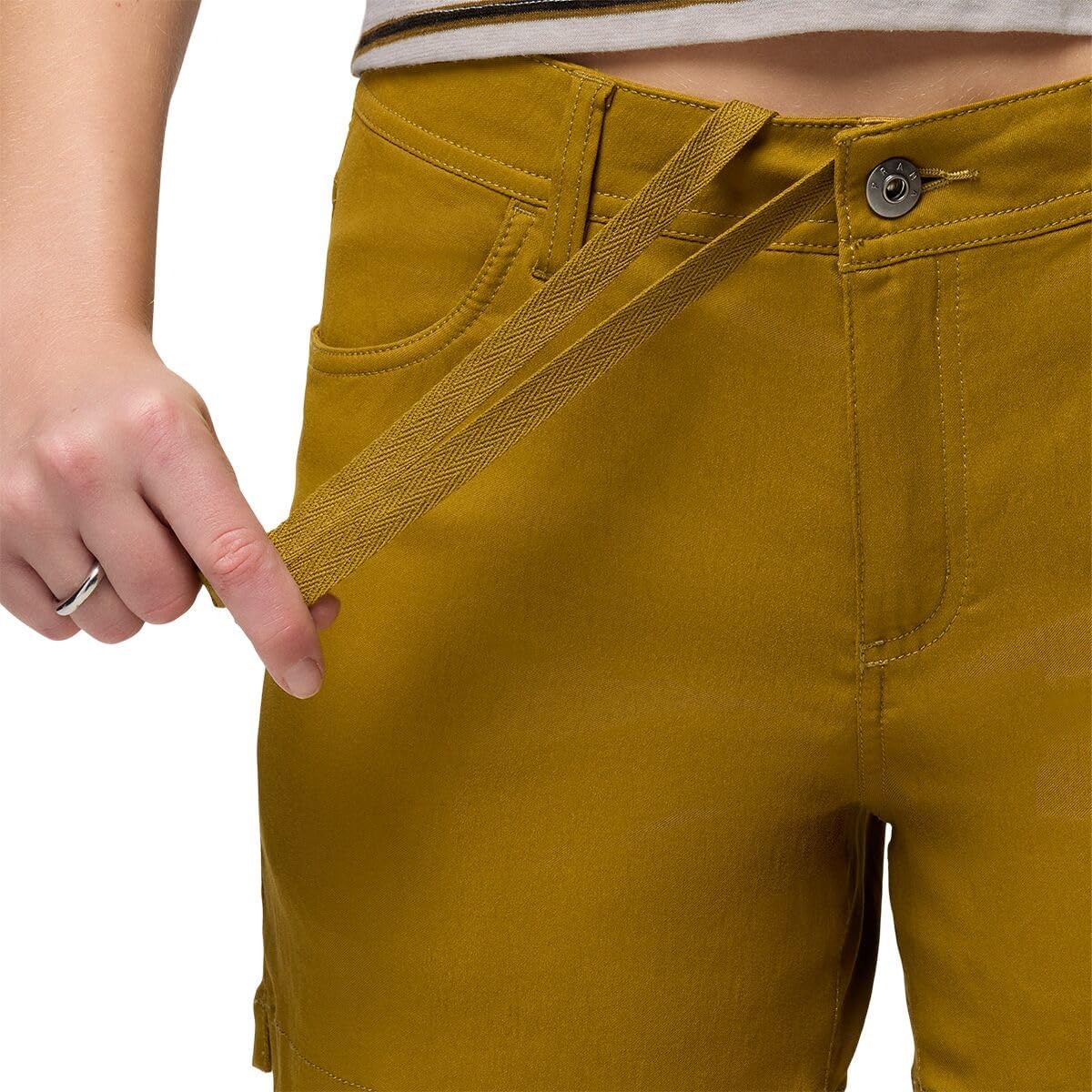 Prana Women's Stretch Zion Halle Short, Retro Olive, 4, Inseam: 5 - Image 7