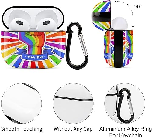 Miniatura 5 de Gay, transexual, besties, arco iris, orgullo, colorido, amor, sé quien eres, LGBTQ, compatible con AirPods 3, AirPods Pro 2 funda protectora