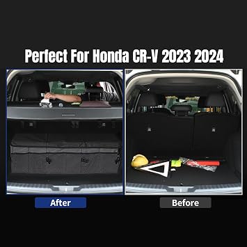 GZSH Cargo Cover for Honda CRV 2023 2024 2025 with Extra Flaps Honda CRV Carbon Fiber Texture Cargo Cover Fit for Honda CRV 2023 2024 2025 Retractable Aluminum Rear Tail No Full Cover