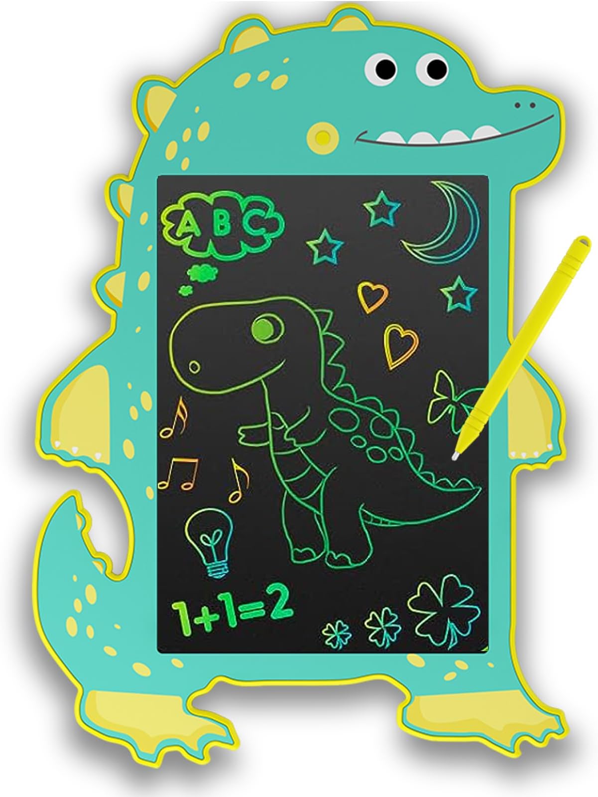 Getpy LCD Writing Tablet - Toddler Toys Doodle Board Drawing Pad for Kids, 8.5 Inch Dinosaur Toy Drawing Tablet Christmas Birthday Gift for Boys Girls 2 3 4 5 6 Years Old (Green)