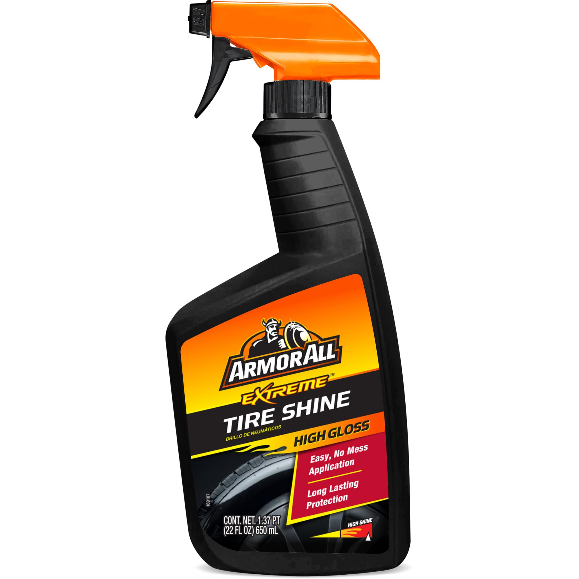 Armor All Extreme Tire Shine Spray , Tire Cleaner and Shine, 22 Fl Oz Each, 6 Pack