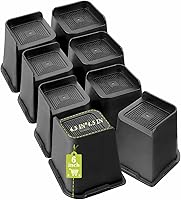 Vista 16 de Elevadores de cama de 2 pulgadas, 3 pulgadas, 4 pulgadas, 6 pulgadas, 8 pulgadas, resistente, elevador de muebles de gran tamaño para sofá, mesa