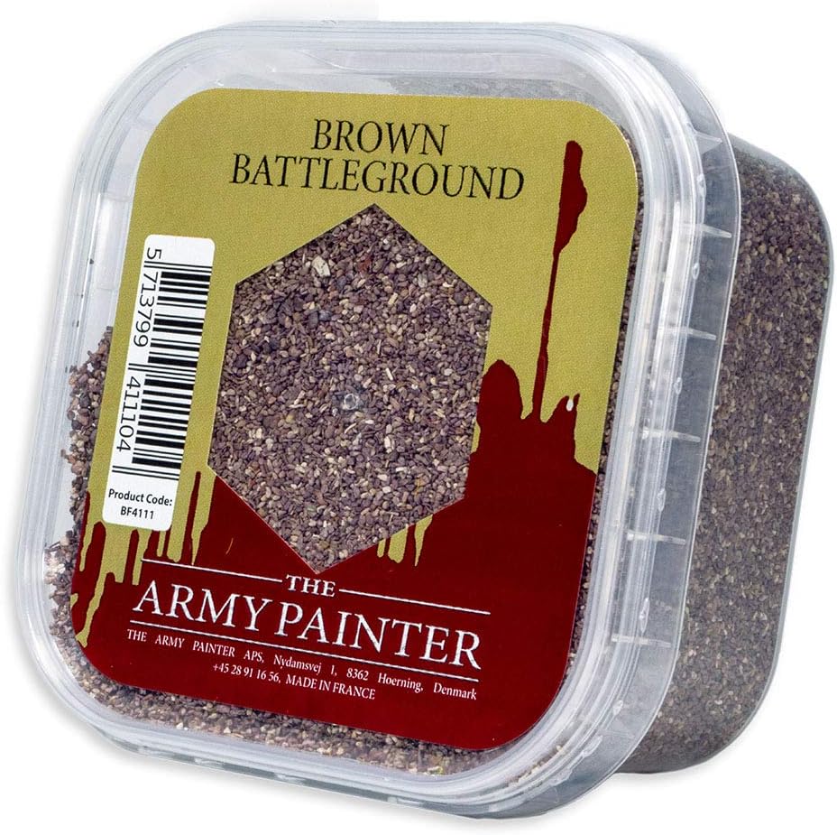 The Army Painter Battlefield Essential Series: Brown Battleground Miniature Basing Sand, 150 ml