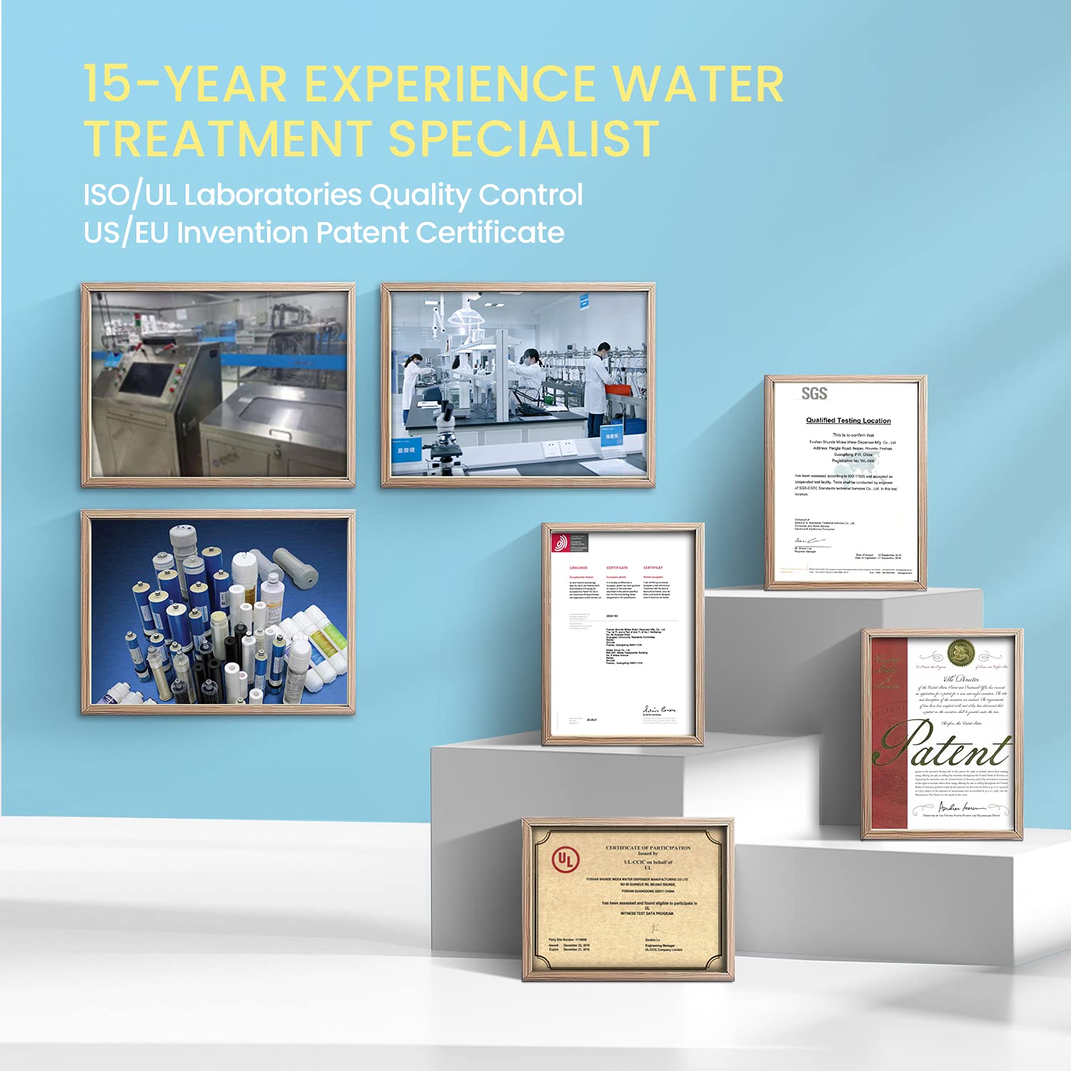 Buy COMFEE’ 5Stage Reverse Osmosis System, NSF Certified Water Filter