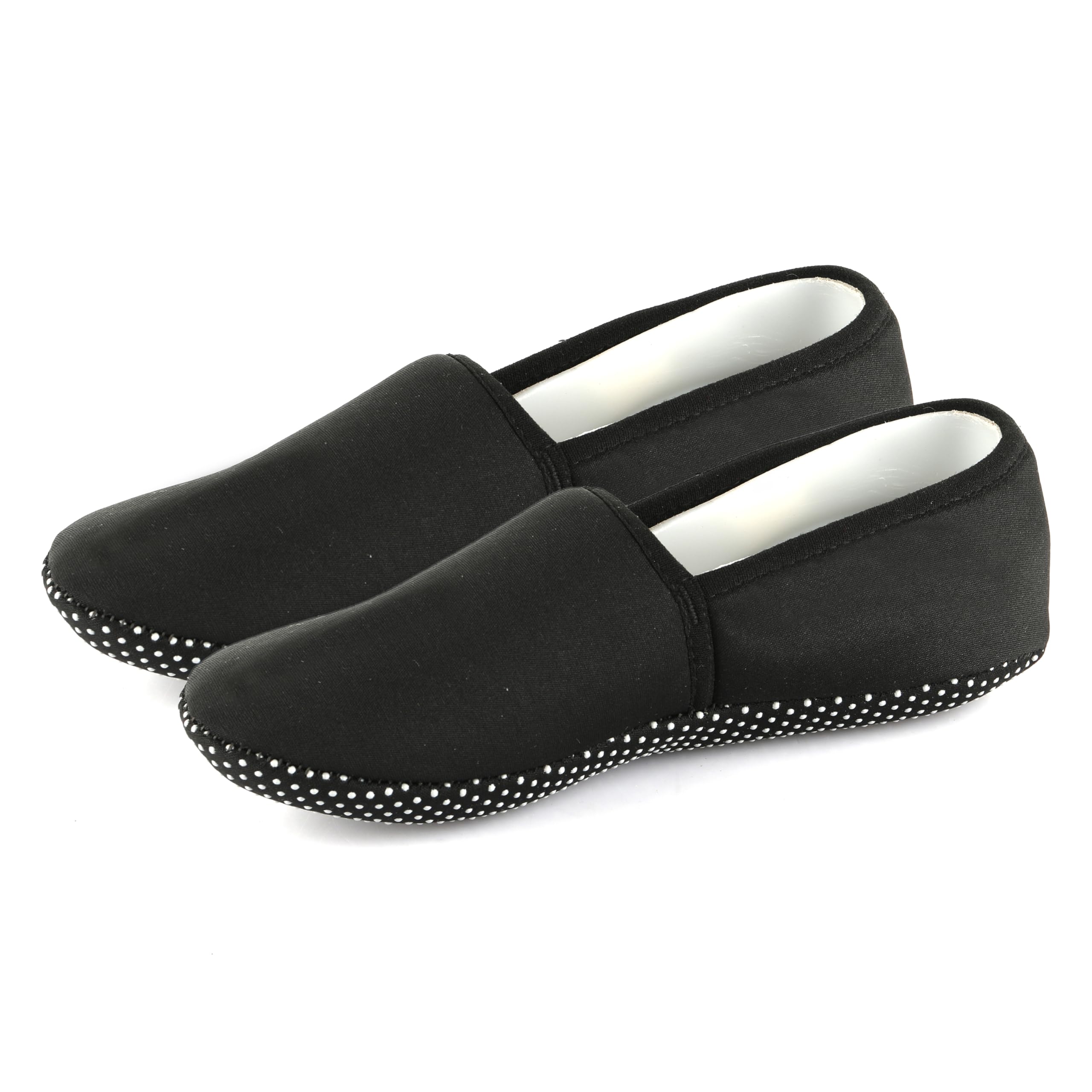 Ankle Length Slipper Socks For Womens & Mens 2 Pair Pack - Cotton Blend Slipper Shoes For Outdoor, Indoor, Home & Office | Anti Skid Socks Slipper Daily Use Booties-image-8