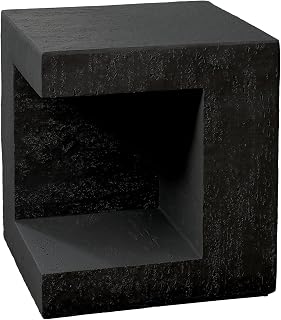 Monarch Specialties I 4132 Accent Table, 25" H, Indoor Or Outdoor, Side Table, Nightstand, End, Square, Bedroom, Living Room, Black, Contemporary, Modern