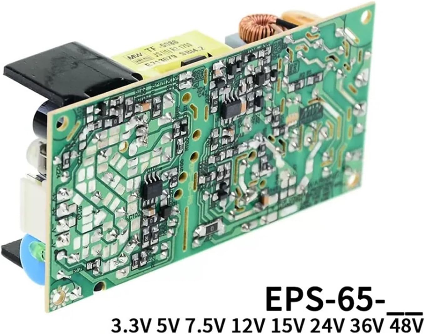 EPS-65 Single Output PSU AC DC PCB Board 65W Power Supply 3.3V 5V 7.5V 12V 15V 24V 36V 48V 8A 3A(EPS-65-24V)