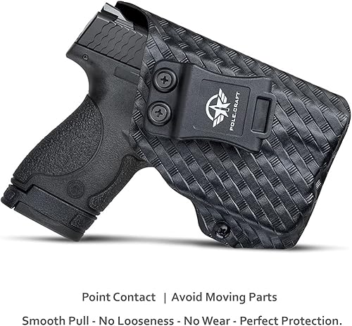 Miniatura 8 de M&P Shield 40 Funda con láser TLR-6 IWB Kydex Holster Ajuste personalizado Smith & Wesson M&P Shield 0.354 in.40 wTLR-6 - Cintura interior - Tapa