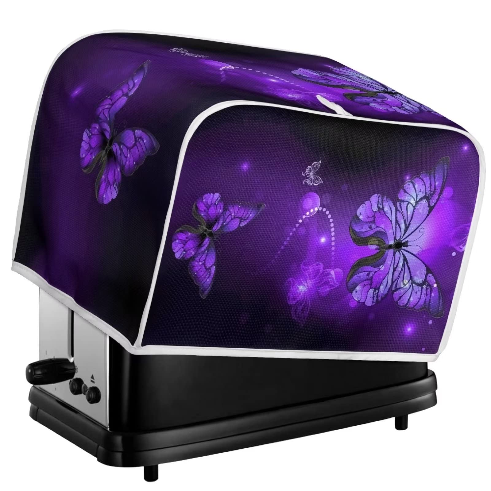 Housse Anti-Poussière Pour Grille-Pain - Motif Feuilles D'Automne