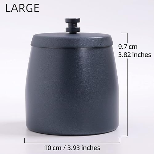 Miniatura 51 de Cenicero con tapa para cigarrillos, de acero inoxidable, sin humo, sin olor, resistente al viento, ceniceros para el hogar, oficina, mesa, exterior