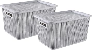Onion and Potato Storage Baskets,Stackable Plastic Pantry Bins with Lids,BPA-Free, Multifunctional Organizers for Kitchen, Countertop, and More Vegetable Storage Pantry Baskets Organization