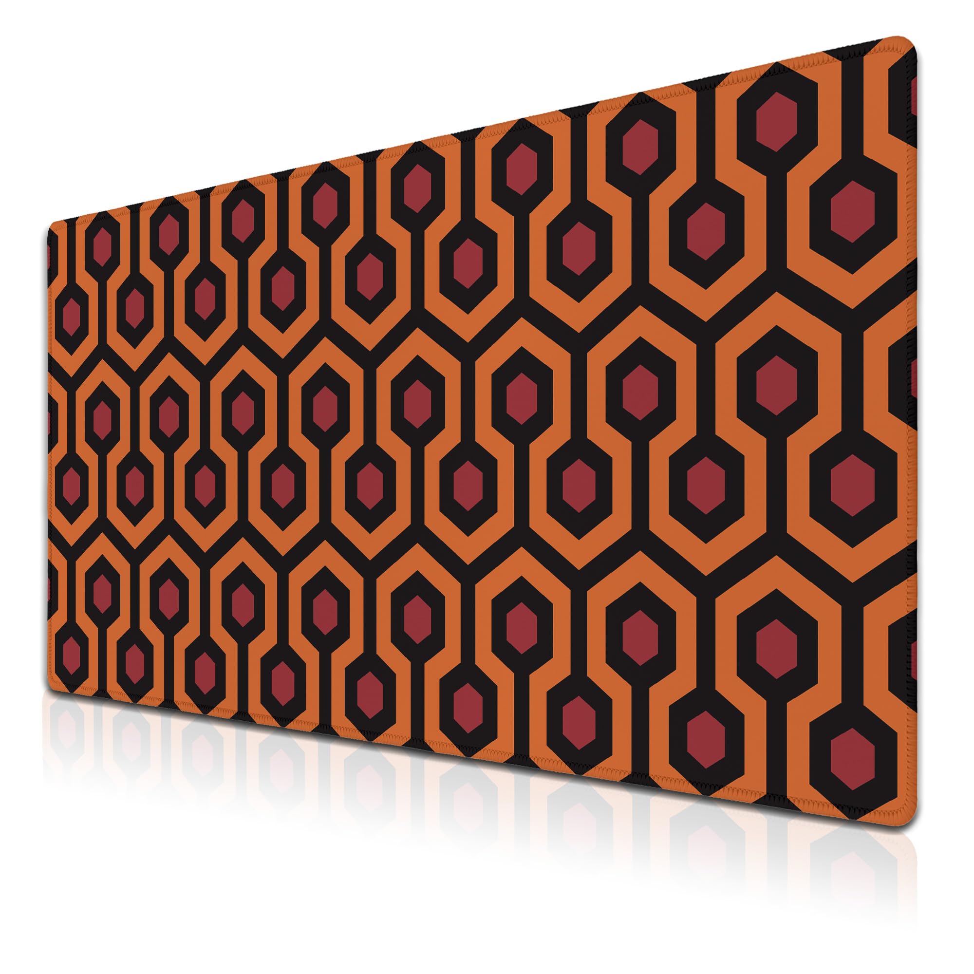 Amazon.com : Samgula Office Desk Mat Red Yellow Big Mouse Pad Gaming ...