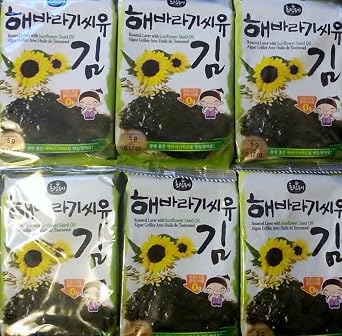 ChoripDong, Roasted Seaweed with Sunflower Seed Oil 6 count x 0.17 oz, 10.2 oz