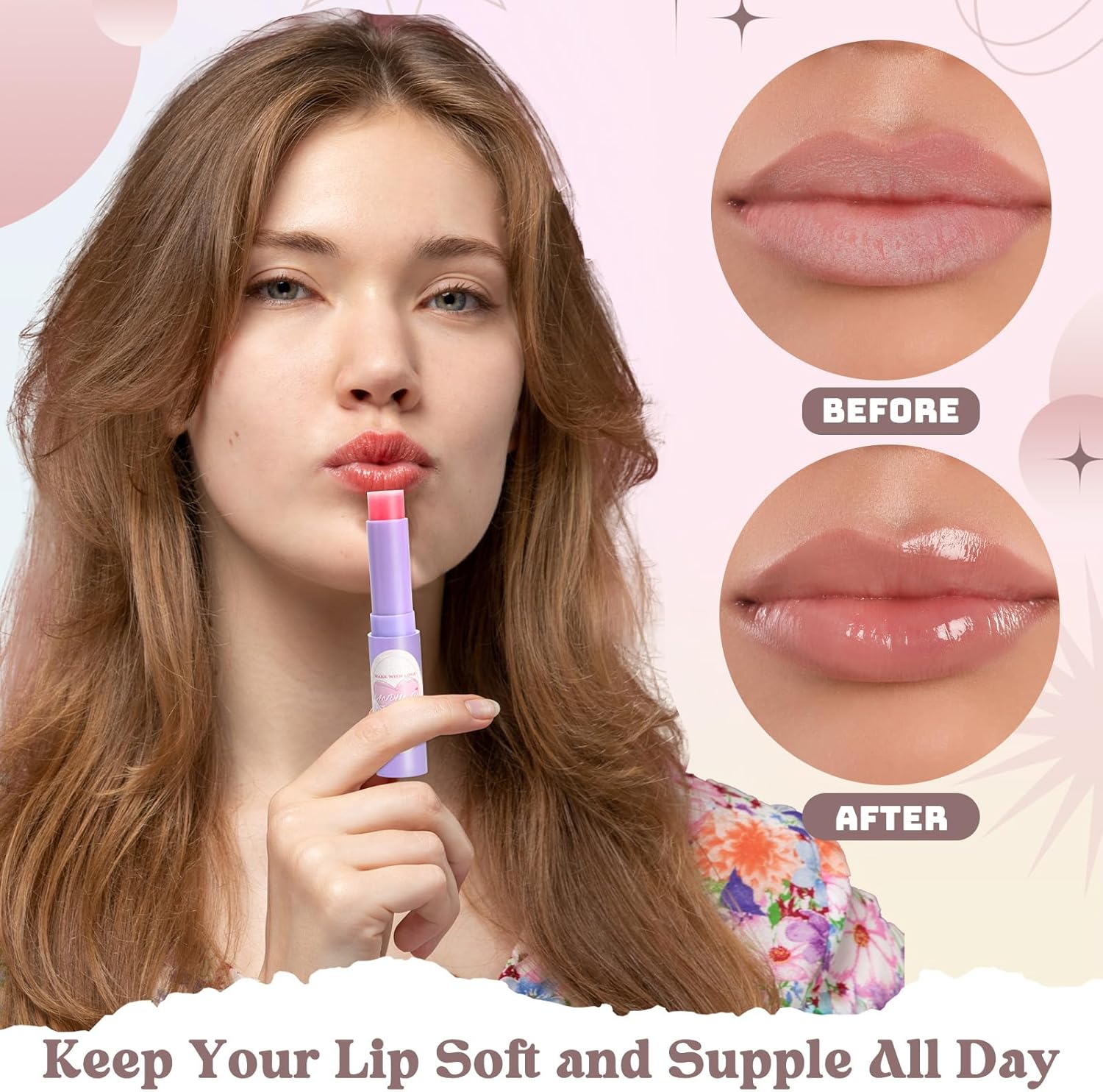 TSVATE Lip Balm Making Kit- Make Your Own Lip Balm for Adults with Shea Butter, Beeswax, Coconut Oil, Moisturizing DIY Lip Gloss Kit, Lip Care Set Christmas Gift for Girls & Women