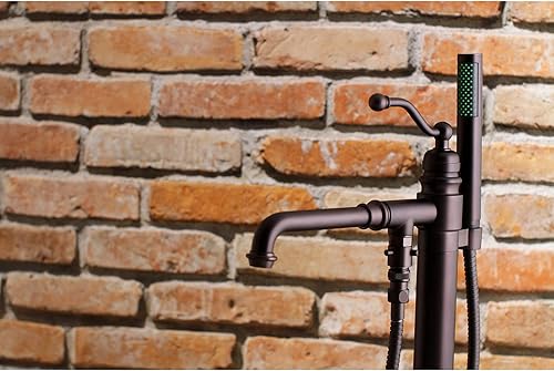 Miniatura 2 de Kingston Brass KS7035ABL - Grifo de bañera de campo inglés, 40.38 x 6.69 x 6.69, bronce aceitado Oil Rubbed Bronze,Cromo pulido