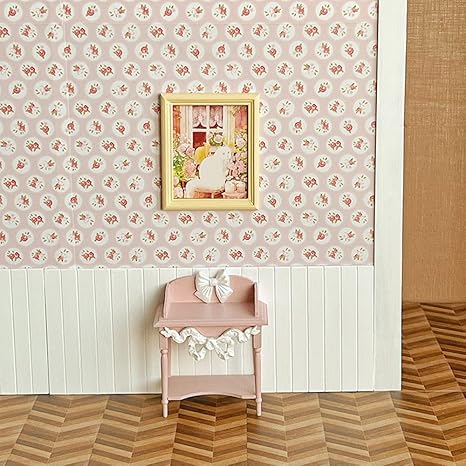 Amazon Luottus 1 12 1 6 ミニチュア ミニ 壁紙 シール インテリア モデル アクセサリー 小物 雑貨 Diy手作り おもちゃ ドール ドールハウス用 装飾用 箱庭用 かわいい 3 家具 おもちゃ